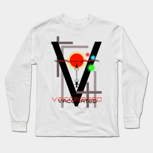 Vaccinated Design 1 Long Sleeve T-Shirt